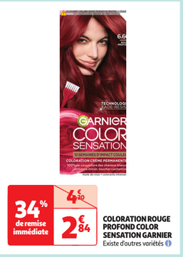 Aanbieding: COLORATION ROUGE PROFOND COLOR SENSATION GARNIER