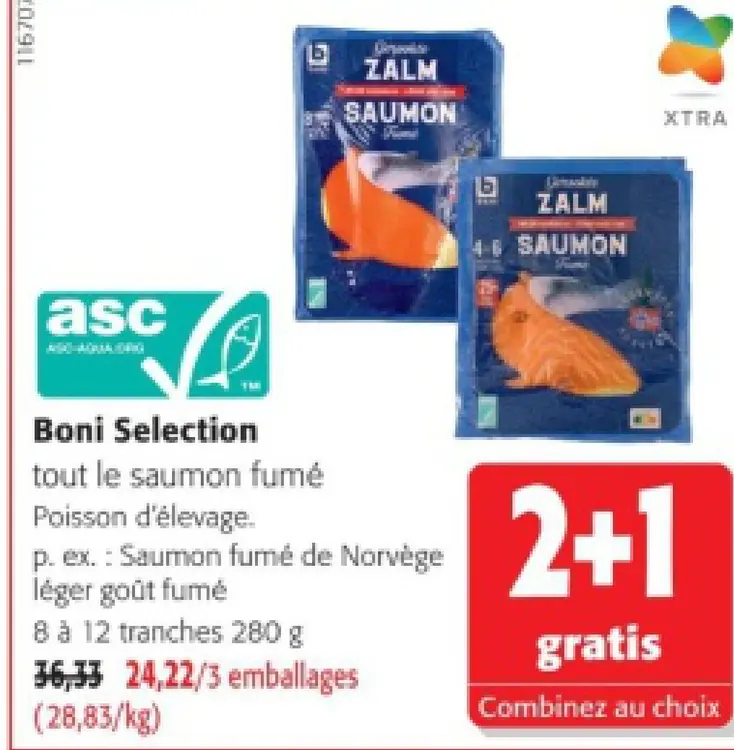 Offre: tout le saumon fumé