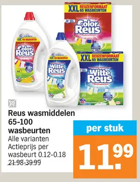 Aanbieding: Reus wasmiddelen