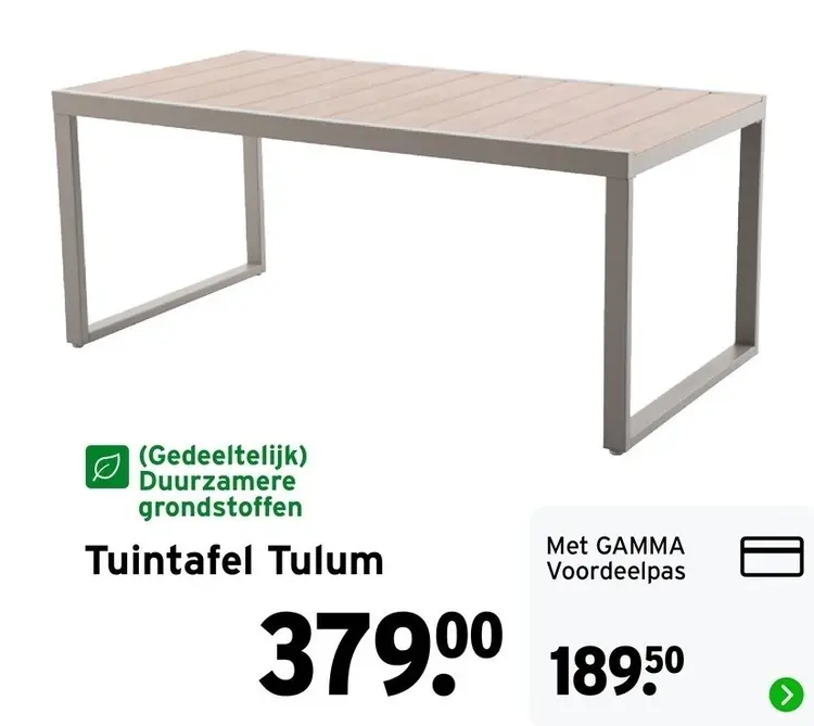 Aanbieding: Tuintafel Tulum