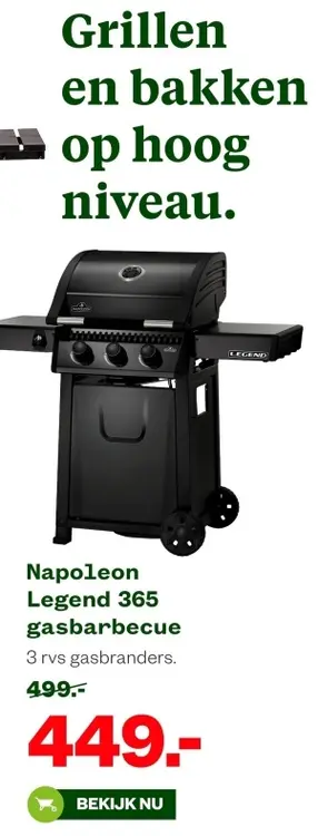 Aanbieding: Legend 365 gasbarbecue
