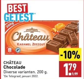 Aanbieding: CHÂTEAU Chocolade