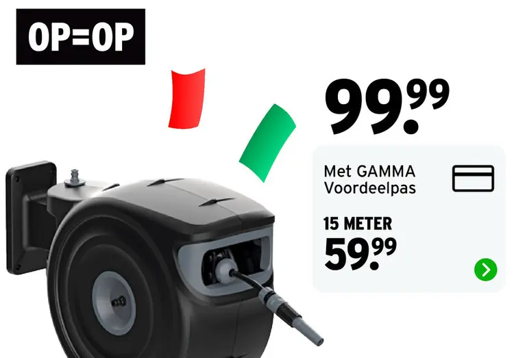 Aanbieding: Wandslangenbox 15 meter