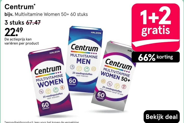 Aanbieding: Multivitamine Women 50+