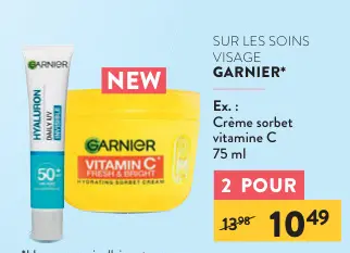 Offre: Crème sorbet vitamine C