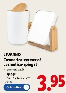 Promotie: Cosmetica-emmer of cosmetica-spiegel