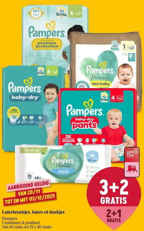 Aanbieding: Luierbroekjes, luiers of doekjes