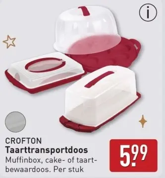 Aanbieding: Taarttransportdoos