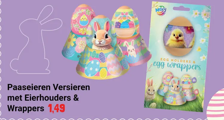 Aanbieding: Paaseieren Versieren - 12 Versieringen 4 Eierhouders