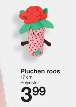Promotie: Pluchen roos