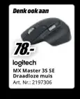 Promotie: MX Master 3S SE Draadloze muis