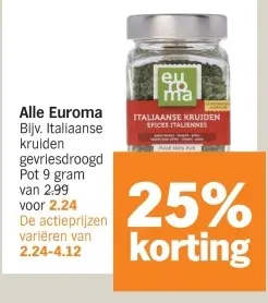 Aanbieding: Alle Euroma 