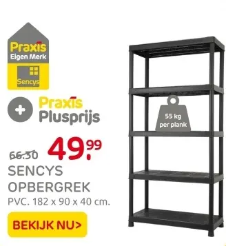 Aanbieding: Opbergrek