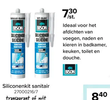 Aanbieding: Siliconenkit sanitair