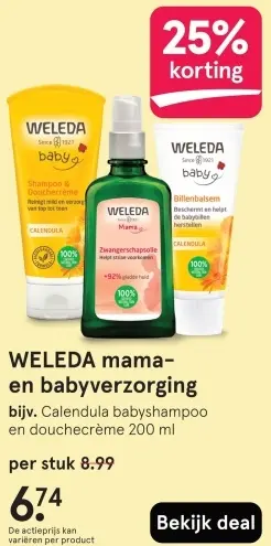 Aanbieding: Mama- en babyverzorging