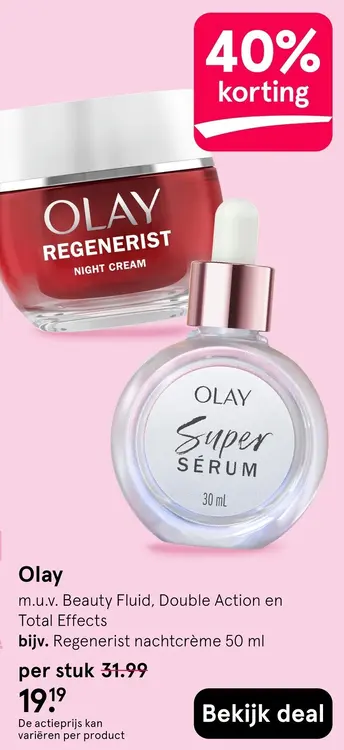 Aanbieding: Olay Regenerist nachtcrème