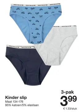 Aanbieding: Kinder slip