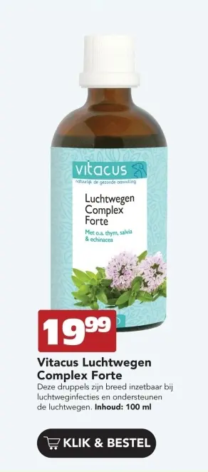 Aanbieding: Luchtwegen Complex Forte