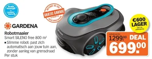 Aanbieding: Robotmaaier Smart SILENO free