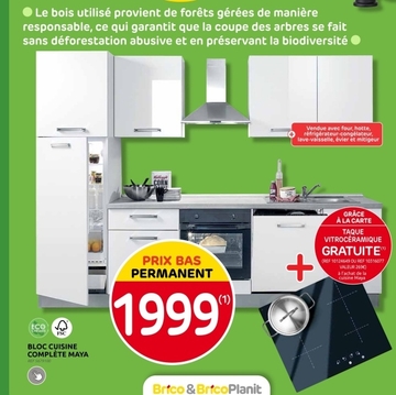 Offre: BLOC CUISINE COMPLÈTE MAYA