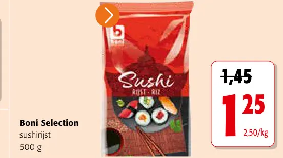Promotie: sushirijst