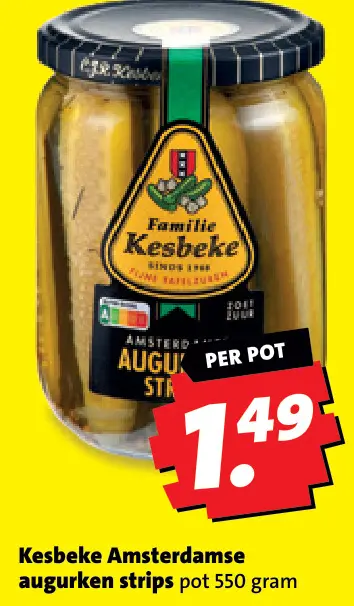 Aanbieding: Amsterdamse augurken strips