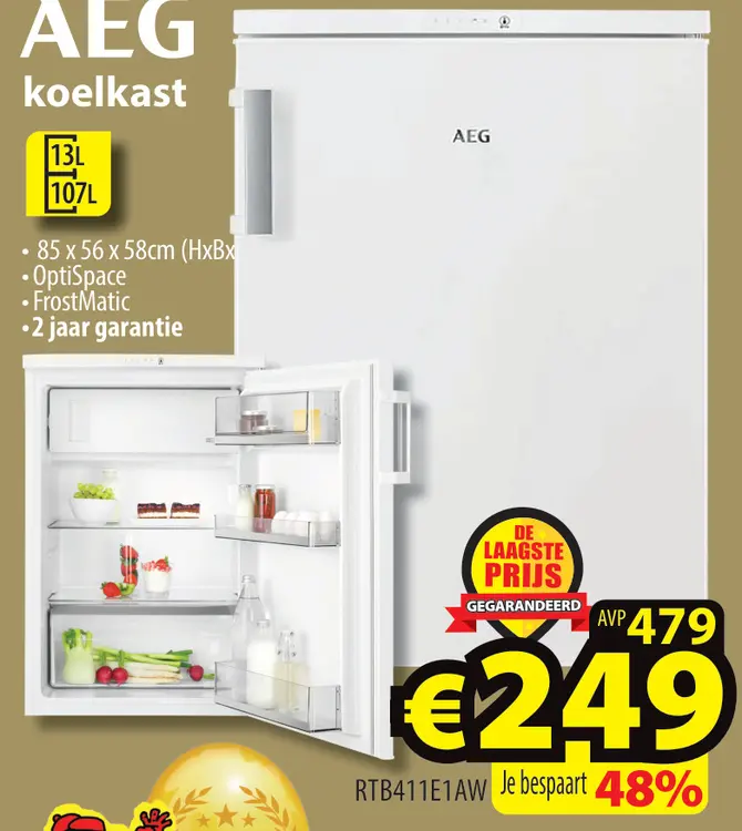 Promotie: koelkast