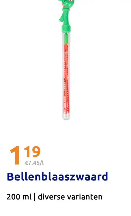 Aanbieding: Bellenblaas zwaard