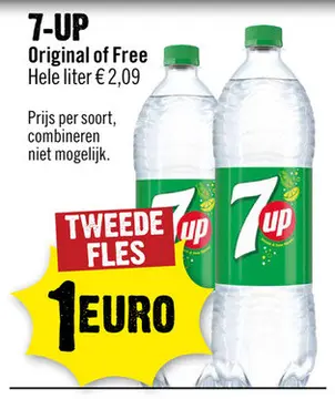 Aanbieding: 7-UP Original of Free