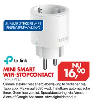 Aanbieding: Mini smart wifi-stopcontact