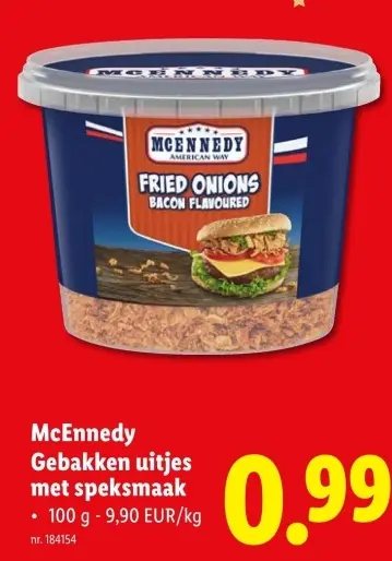 Promotie: Gebakken uitjes met speksmaak