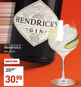 Aanbieding: Hendrick's
