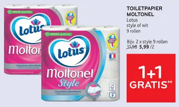 Aanbieding: Toiletpapier moltonel
