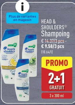Offre: Shampoing