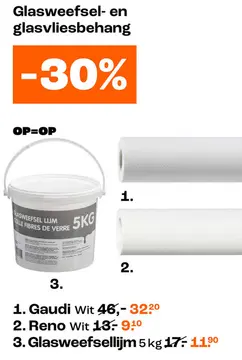 Aanbieding: Glasweefsel- en glasvliesbehang