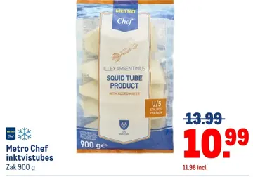 Aanbieding: Metro Chef inktvistubes
