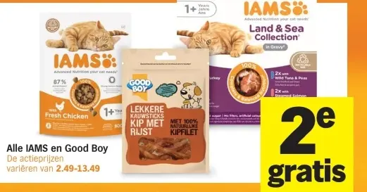 Aanbieding: IAMS and Good Boy