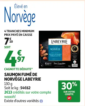 Offre: Saumon fumé de norvège