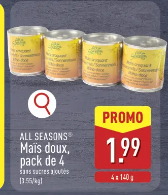 Offre: Maïs doux