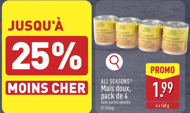 Offre: Maïs doux