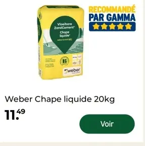 Offre: Weber Chape liquide