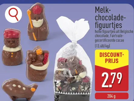Promotie: Melkchocoladefiguurtjes