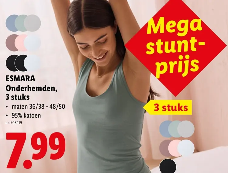 Promotie: Onderhemden