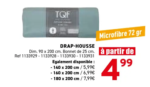 Offre: Drap-housse