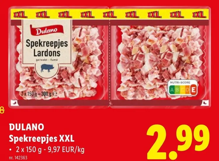 Promotie: Spekreepjes XXL