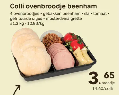 Promotie: Colli ovenbroodje beenham