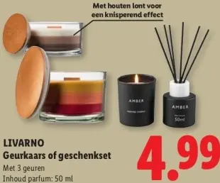 Aanbieding: Geurkaars of geschenkset