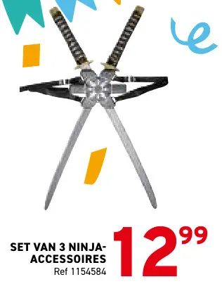 Promotie: Ninja-accessoires