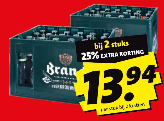 Aanbieding: Brand Bier krat