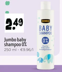 Promotie: Baby shampoo 0%